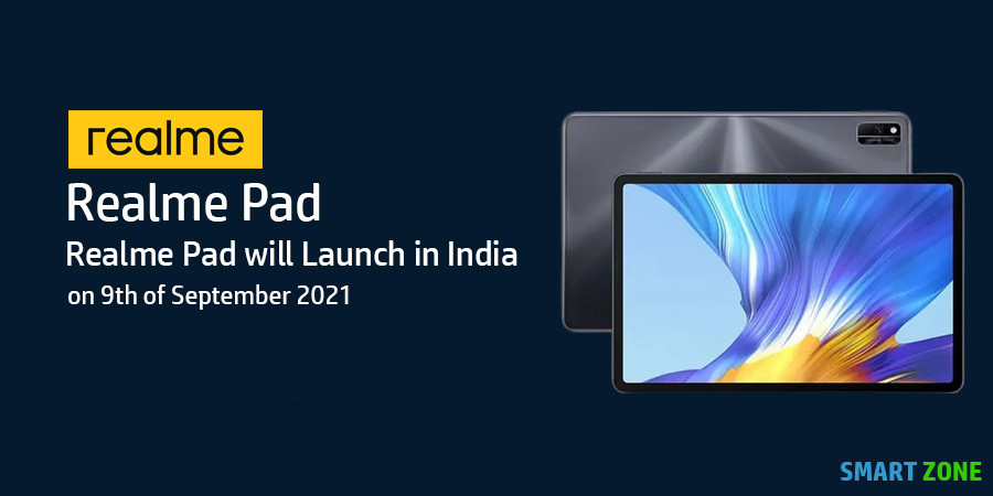 Realme Pad will Launch in India on 9th of September 2021