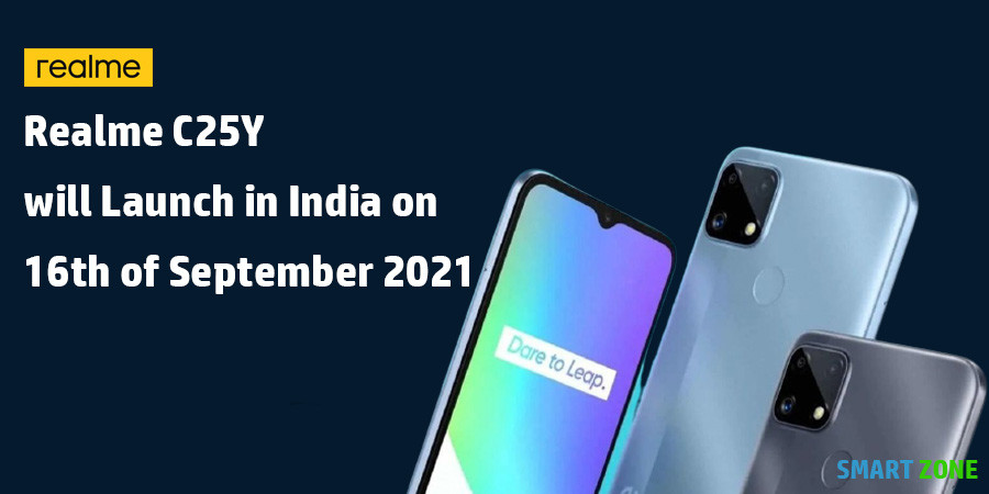 Realme C25Y will Launch in India on 16th of September 2021