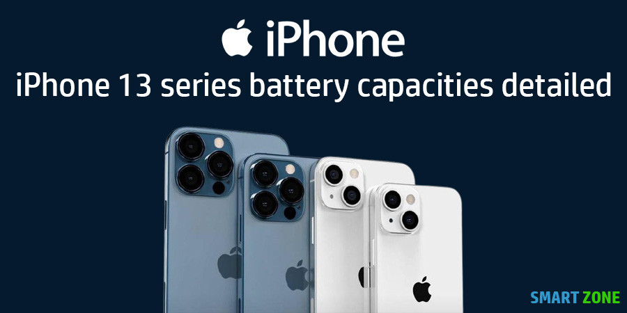 iPhone 13 series battery capacities detailed