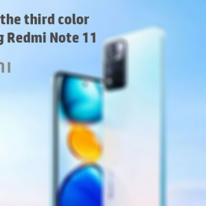 Xiaomi showed the third color of the upcoming Redmi Note 11