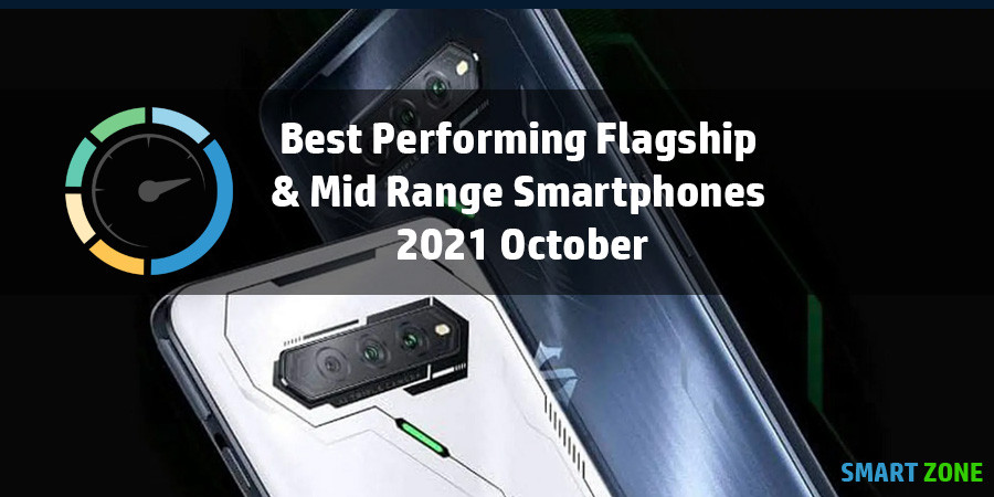 Best Performing Flagship & Mid Range Smartphones 2021 October