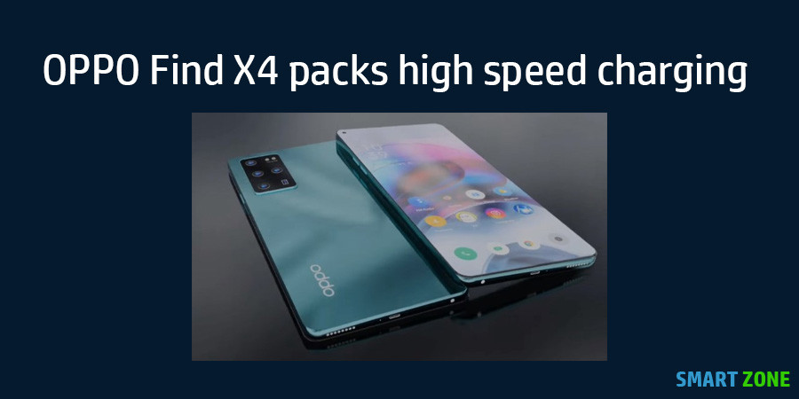 OPPO Find X4 packs high speed charging