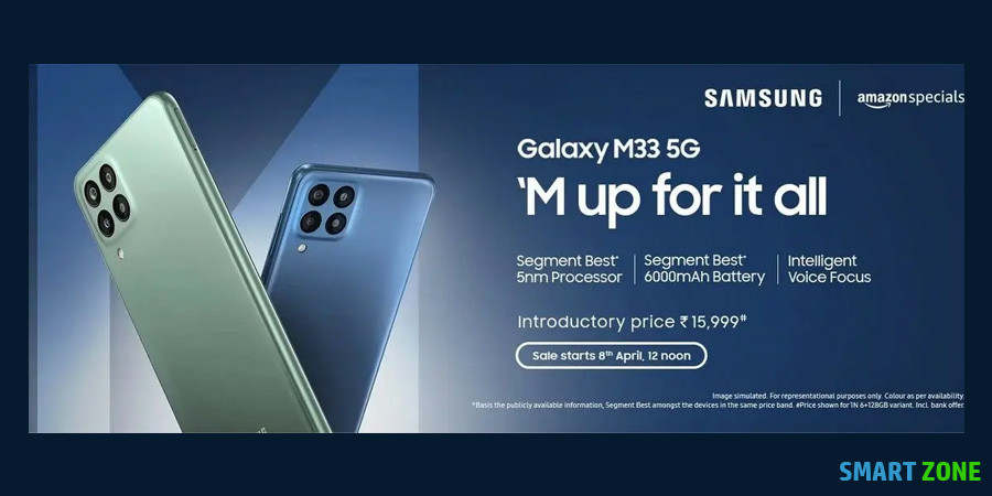 Samsung Galaxy M33 introduced with a large battery