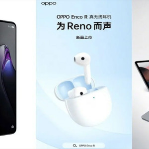 The Oppo Pad Air and Enco R headphones arrive with the Reno 8 phones