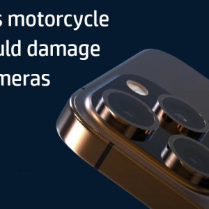 Apple says motorcycle shocks could damage iPhone cameras