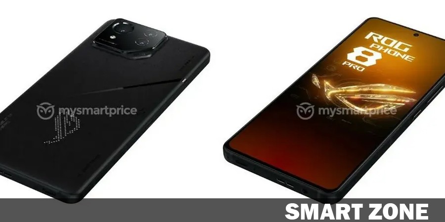 Asus ROG Phone 8 Pro in rendered images